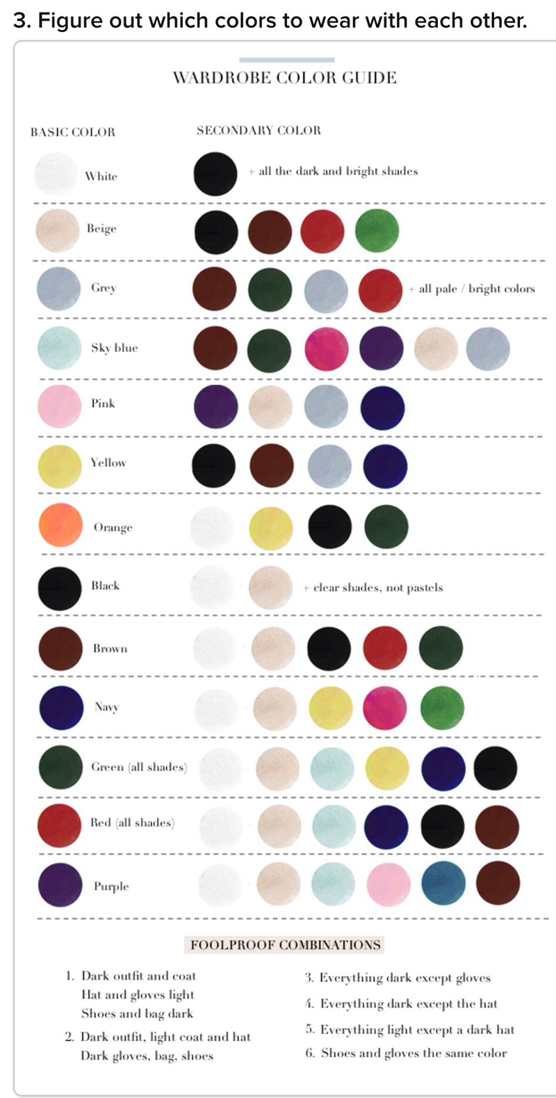 ست کردن رنگ لباس ها ، قانونی که برای همه رنگ ها جواب میدهد + جدول ست کردن رنگ لباس