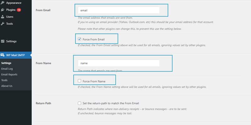 تنظیم کردن ایمیل وردپرس – تنظیمات پلاگین smtp برای ارسال ایمیل در وردپرس